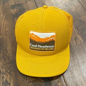 Coal Headwear Yellow Trucker Hat